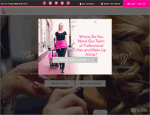 Tablet Screenshot of beautyentourage.com